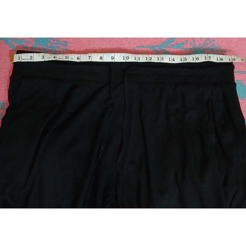 American tall men xl black jogger pants black spring summer lightweight long fit - Picture 6 of 11